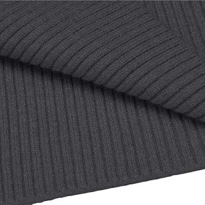 Suéter de punto de invierno antiarrugas ajustado para hombre, suéter de poliéster de cuello redondo transpirable antiencogimiento - Product Image 6