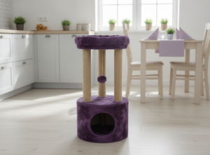 Torre para Gatos Atlanta Royal Purple con Comodidad Majestuosa - Product Image 2