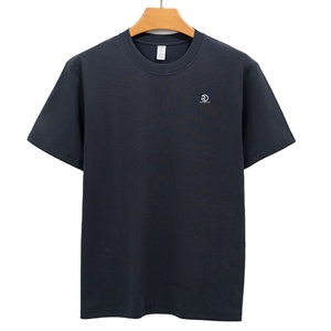 T-shirt à manches courtes à col rond antibactérien et à séchage rapide avec protection UV de couleur unie pour hommes - Product Image 4