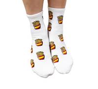 Logo personnalisé nourriture cheville chaussettes avec des motifs amusants hommes femmes nouveauté chaussette pour décontracté confortable vente en gros Vietnam usine