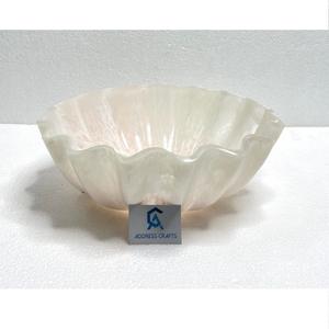 Frutero de resina multifuncional, utensilios de cocina, ensaladera de resina duradera Premium para el hogar, Hotel, restaurante, cuenco de resina de flujo creativo - Product Image 1