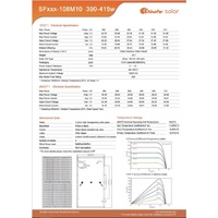 Sistema Solar Doméstico de 830W, 2 Módulos Microcristalinos de 415W, Inversor MPPT de 800W, Voltaje de Salida de 220V, Rectangular, Metálico, Plástico