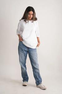 เสื้อยืดผ้าฝ้ายให้ความชุ่มชื้น200 GSM/300เป็นเอกลักษณ์ระบายอากาศได้ดีสำหรับเด็กผู้หญิง - Product Image 6