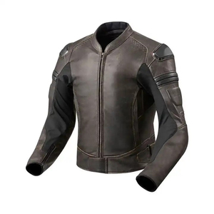 Ropa deportiva personalizada de alta calidad para hombre, chaquetas de cuero para moto de invierno, transpirables, impermeables, a prueba de viento, al por mayor - Product Image 6
