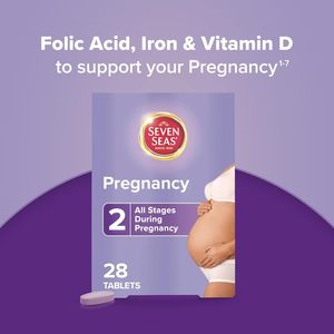 SEVEN SEAS 28 Cápsulas, Suministro para 4 Semanas, Multivitamínico con Sabor a Jengibre y Ácido Fólico para Mujeres Embarazadas, Cápsulas de Nutrición Materna - Product Image 4
