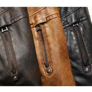 Ropa de abrigo de moto para hombre, chaqueta de cuero de motorista genuino con ajuste protector, proveedor OEM, marca personalizada - Product Image 5