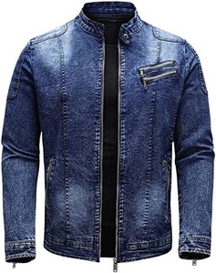 Chaqueta Vaquera de Moda con Diseño Nuevo y Personalizado para Hombre, Abrigos Elegantes, Chaqueta Vaquera Deportiva con Estampado en la Espalda, Chaqueta Cortavientos - Product Image 3