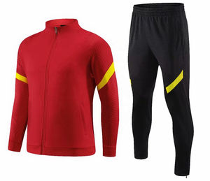 Personnalisé Entraînement Jogging Confortable Fermeture Éclair Hoodies Costumes Ensemble Deux Pièces Survêtements Pour Hommes survêtement - Product Image 3