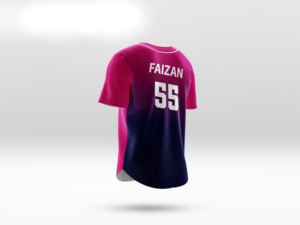 Uniforme de baseball respirant antibactérien à séchage rapide, tissu polyester imprimé par transfert de chaleur pour hommes et adultes, vente à chaud - Product Image 5