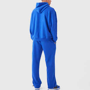 Jersey de lana ligero de alta calidad, chándal para hombre, ropa deportiva de invierno con capucha, entrenamiento informal, estampado, logotipo para correr, venta al por mayor - Product Image 2