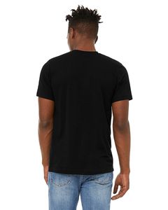 BELLA + TOILE Tri-mélange T-shirts Unisexe Mixed Heather Tee Silkscreened Personnalisation Soft Crewneck T Shirt - Product Image 5