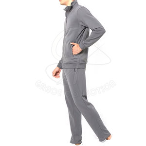 Survêtements d'entraînement en polaire Gym Fitness avec tissu 100% coton Ensembles deux pièces pour hommes avec marque privée - Product Image 2