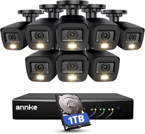 Cámaras CCTV caseras con luz dual inteligente, visión nocturna a color, disco duro de 1TB-E200 - Product Image 1