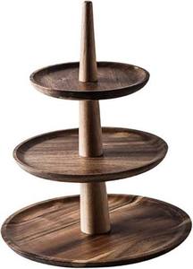 Moderno Soporte Redondo de Madera para Tartas para el Hogar y Hoteles, Personalizable para Fiestas de Cumpleaños, Entrega Rápida, Nuevo - Product Image 3