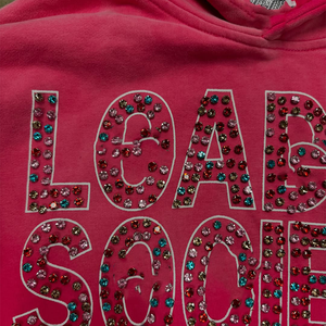 Custom Screen Print Logo French Terry Oversized Heavy Cotton Acid Wash Sun Faded <b>Men</b> Rhinestone Hoodies sweatshirt for unisex - Product Image 3