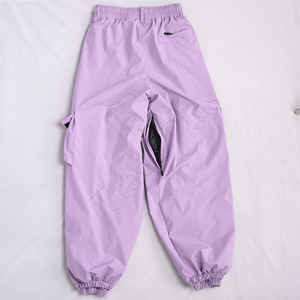 2025/2026 nueva nieve Super holgado aislado a prueba de viento impermeable alto elástico poliéster Nylon forro cremallera pantalones para hombres - Product Image 2