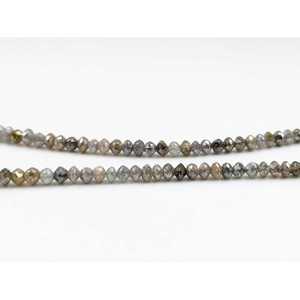 Perles de diamant facettées multicolores 100% naturelles, diamants en vrac pour bijoux, 3 à 4,5 mm - Product Image 2