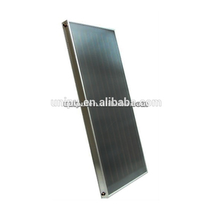 เครื่องทำน้ำอุ่นพลังงานแสงอาทิตย์ 100 ลิตร พร้อมแผงรับความร้อนทองแดงแบบแบน ถังภายในสแตนเลส ระบบไฮบริดแรงดันสูง - Product Image 2