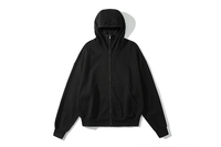 Nouvel an hiver brodé séchage rapide Streetwear col roulé visage masqué col haut col Vintage haute qualité lavage à l'acide hommes