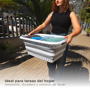 37L <b>Foldable</b> <b>Laundry</b> <b>Basket</b> (GSC 402020019) - Product Image 3