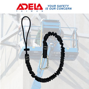 ADELA Mousqueton simple de haute qualité Longe d'outil d'extrémité de boucle réglable pour produit de sécurité - Product Image 5