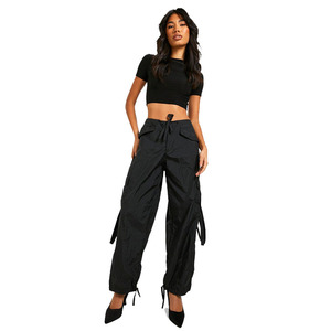 High Quality Women <b>Black</b> Colour 100% Cotton Mid Weight Blank Cropped T <b>Shirt</b> For Sale In Reasonable Bulk Rates - Product Image 3