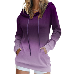 Haute qualité femmes Streetwear mode doux polaire à capuche filles décontracté sweat haut multicolore sweats à capuche - Product Image 1