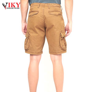กางเกงขาสั้นคาร์โก้ อัตราการขายส่ง สินค้าใหม่ล่าสุด กางเกงขาสั้นคาร์โก้หน้าแบนสําหรับผู้ชาย สวมใส่ BY VIKY INDUSTRY - Product Image 4