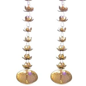 Tendance Designer Grande Taille Métal Laiton Table Fleur Décorative Urli Bol Élégant Maison et Mariage Antique Laiton Fleur Urli - Product Image 2