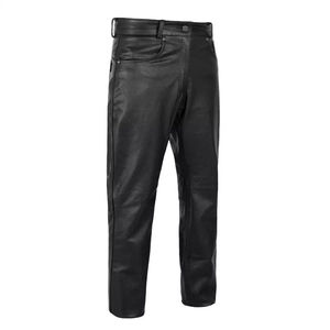 กางเกงหนังคุณภาพพรีเมียมดีไซน์ใหม่สำหรับผู้ชาย สีพื้น น้ำหนักเบา ขนาดสั่งทำได้ ทรงตรง เป็นมิตรกับสิ่งแวดล้อม กันน้ำ - Product Image 3