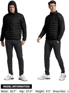 Hombres logotipo personalizado invierno Puffer burbuja chaqueta desmontable capucha gruesa cálida Nylon al aire libre chaqueta de utilidad - Product Image 3