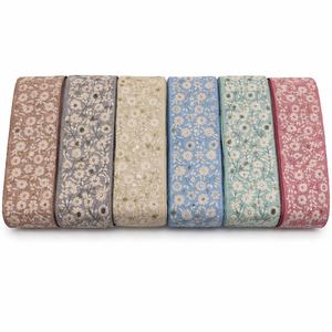 Dentelle de luxe écologique à sequins et broderies florales 100% polyester pour robe de mariée, accessoires de couture DIY - Product Image 1