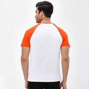 100% T-shirt à col rond en coton de haute qualité pour hommes Logo imprimé personnalisable motif solide - Product Image 2