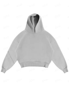 Conjunto de chándal de algodón con capucha y logotipo personalizado, pantalones de chándal de felpa francesa gruesa de 500GSM, conjuntos de chándal holgados, chándal para hombre - Product Image 4