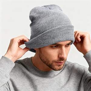 Gorro de Punto Unisex para Adultos, Diseño 2025, Lana/Algodón, Transpirable, Impermeable, Jacquard, Tejido a Mano, OEM/ODM, Alta Calidad, Personalizable - Product Image 4