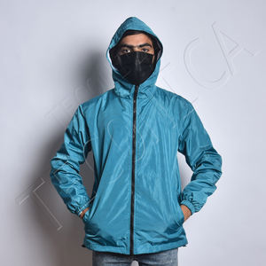 2025 Stylish Reflective Waterproof Windbreaker <b>Jacket</b> Packable Quick Dry Zipper Customizable OEM Logo Windproof <b>Rain</b> Protection - Product Image 1