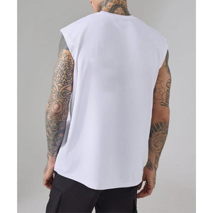 Ropa de verano de calidad de lujo, ropa de entrenamiento de gimnasio, camiseta sin mangas para hombres de culturismo a la venta a precio mayorista - Product Image 3