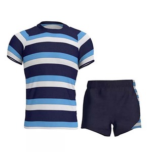 Uniforme de fútbol y Rugby, diseño único a rayas, alta calidad, impresión por sublimación, 100% poliéster, ropa deportiva, precio barato - Product Image 1