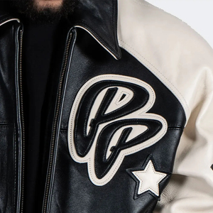 Chaqueta de Motocicleta de Cuero de Oveja para Hombre, Invierno 2026, Ecológica, Resistente al Viento, Servicio OEM, Venta al Por Mayor Económica, Transpirable, Talla Grande - Product Image 6