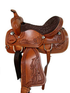 Selle Western en cuir de haute qualité pour cavaliers jeunes et adultes adaptée au spectacle et à la pratique pour un approvisionnement mondial - Product Image 3