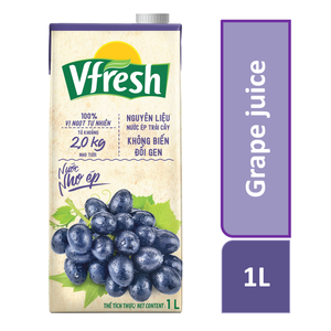 Vinamilk-Vfresh-น้ำองุ่น-1L X 12กล่อง-GMP, HALAL, ISO, FSSC, HACCP - OEM พร้อมใช้งาน-การปรับแต่ง - Product Image 5