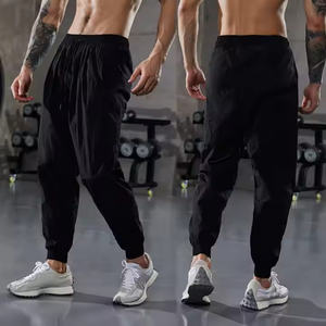 <b>Men</b> Lightweight Nylon <b>Pants</b> Quick Dry Joggers Sweatpants Running Workout Trousers Quick Dry Fitness Full Winkle <b>Pants</b> - Product Image 4