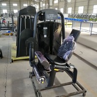 Machine de presse à jambes professionnelle à tube ovale pour entraînement de force, usage commercial et domestique, meilleur équipement de fitness, extension de jambes assise