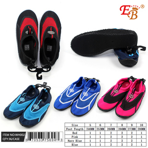 Scarpe acqua leggera traspirante scarpe EVA gomma TPR maglia solette Lycra plastica per primavera/estate taglia 5-10 36PC/CS - Product Image 1