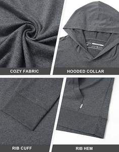 Sudaderas con Capucha para Hombre, Estilo Pullover, Rendimiento Deportivo, Logotipo Personalizado, Tejido de Poliéster, Teñido, Secado Rápido, Forradas, Manga Larga, Invierno - Product Image 6