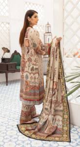Personnalisable 3 pièces Punjabi Patiyaia Lawn Dress brodé cou prêt à porter Salwar Kameez Suit pour les tailles pakistanaises indiennes - Product Image 5
