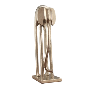 Escultura decorativa de Metal de lujo, pieza de arte moderno para el hogar y la Oficina, artesanía de Metal de alta calidad para sala de estar y dormitorio - Product Image 5