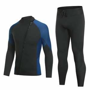 Autumn/Winter 3MM Neoprene Top and Bottom Diving Wetsuit for Men Women Thermal Swimwear for Surfing <b>Snorkeling</b> Spearfishing - Product Image 1