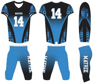 Uniforme de Fútbol Americano Personalizado de Manga Corta con Estampado y Tecnología de Sublimación de Secado Rápido - Product Image 4