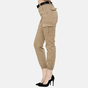 Pantalon cargo taille haute, pantalon utilitaire fonctionnel avec une coupe ample et des poches polyvalentes, pantalon cargo pour femmes pour un style de vie actif - Product Image 5